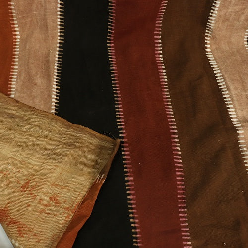 マリ共和国 ヌドモ工房の手描き泥染めベッドカバー大 270cm 140cm 04