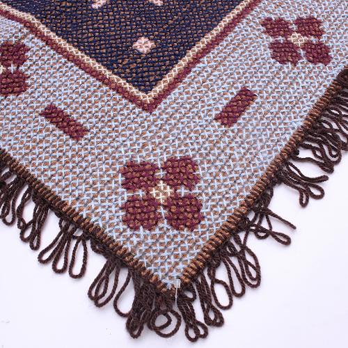 ジュートクロスステッチマット 刺し子 タペストリー | マンゴロベ 