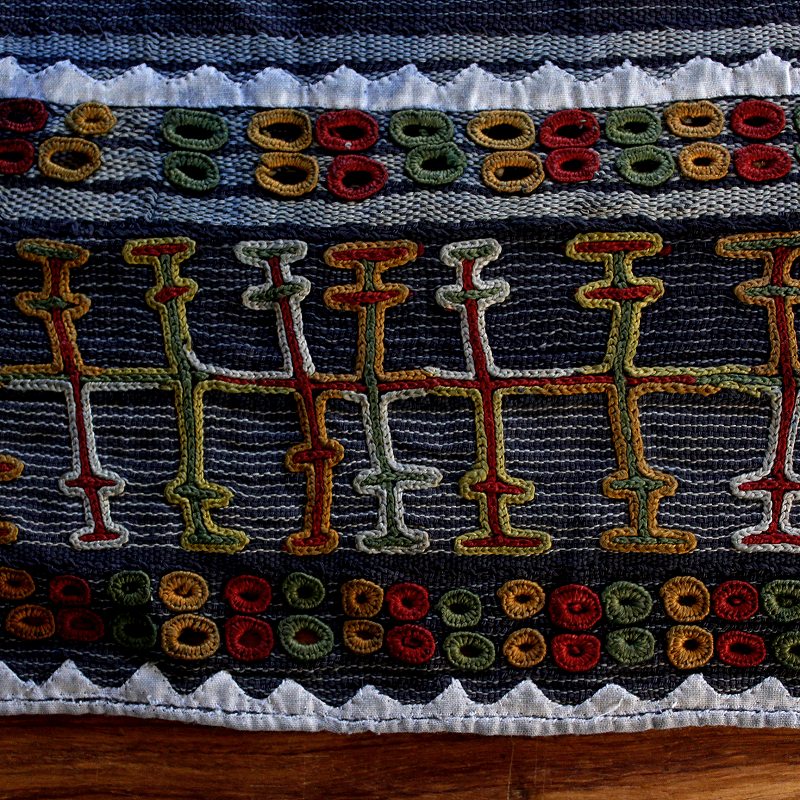 サヘルの遊牧民 ウォダベ(ボロロ)の刺繍布
