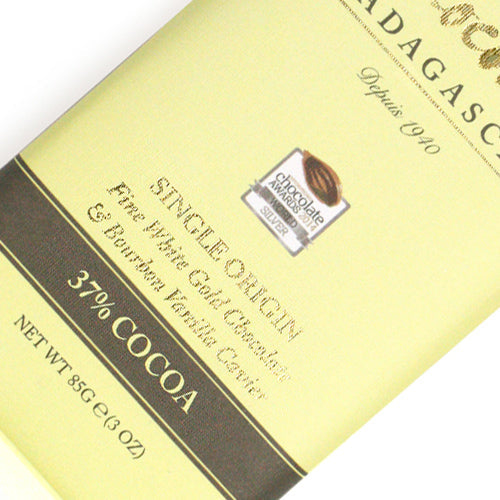 ホワイトチョコレート37% ブルボンバニラ入 ショコラマダガスカル