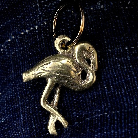 真鍮 キーリング フラミンゴ | マンゴロベ