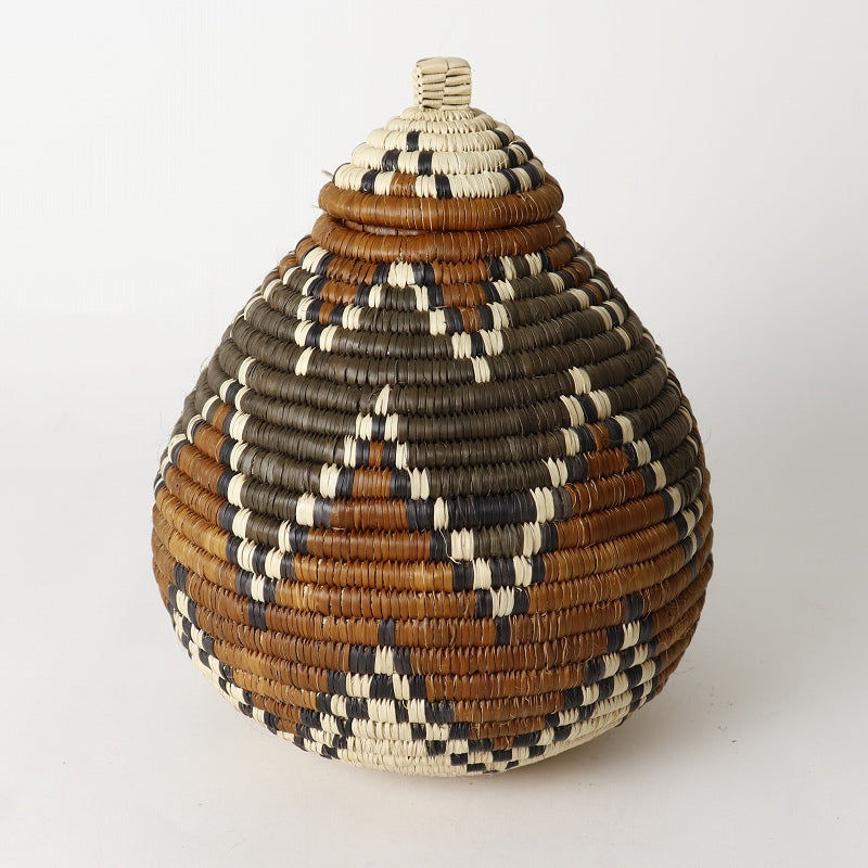 南アフリカ ズールーバスケット アフリカンバスケット通販Hibou