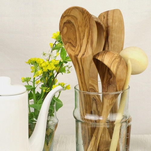 オリーブの木　しっかりしたスプーン 6本セット　約22cm オリーブの木 しっかりしたスプーン 6本セット 約22cm