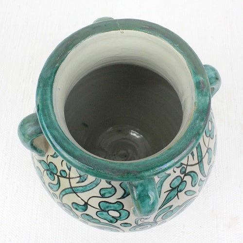 モロッコ　フェズの花入　花瓶　陶器製 291cd79a3f99f4143947ba3431e6dd