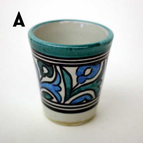 フェズ陶器グラス カップ ミニ