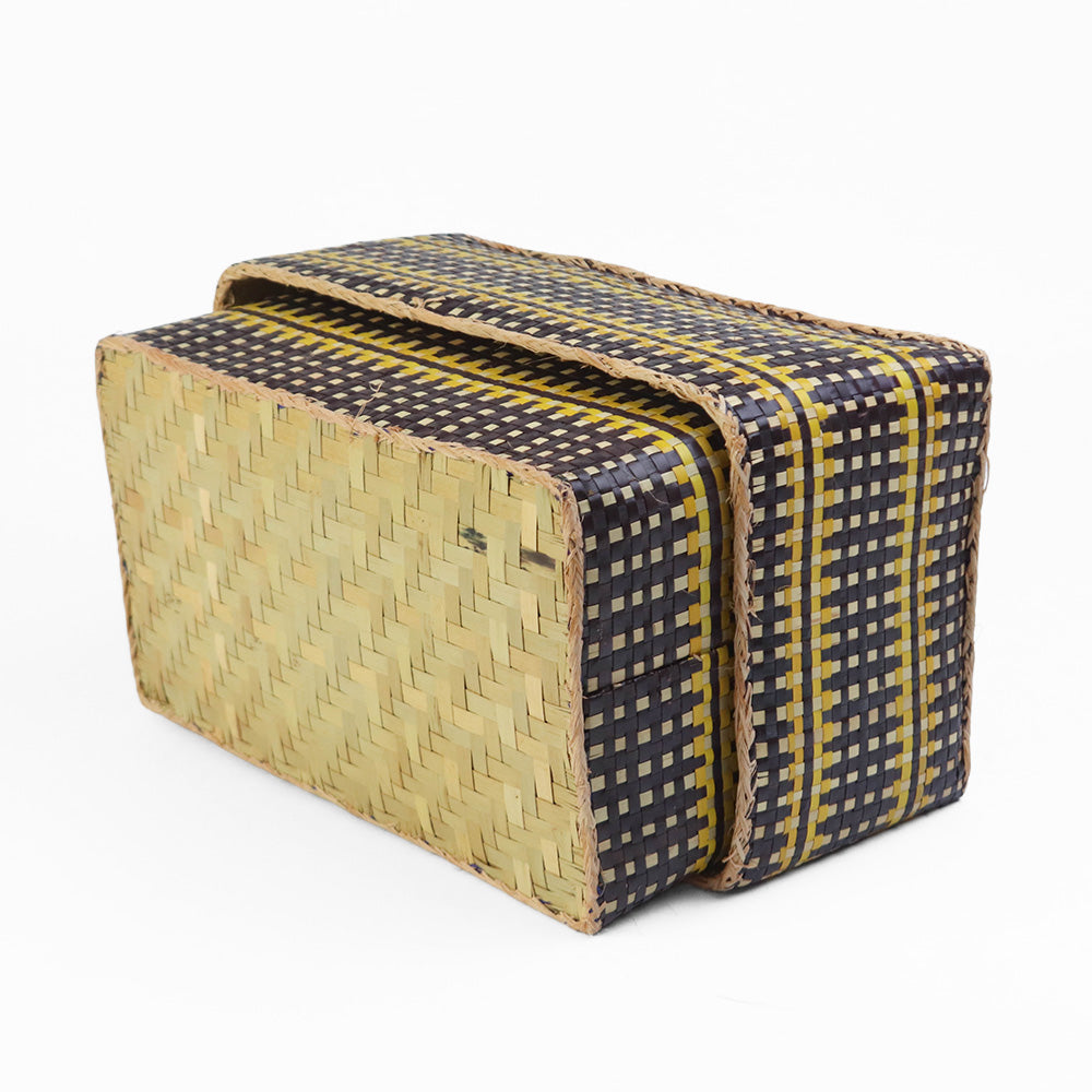 チヒ カラフル長方形箱 蓋付 M 2518