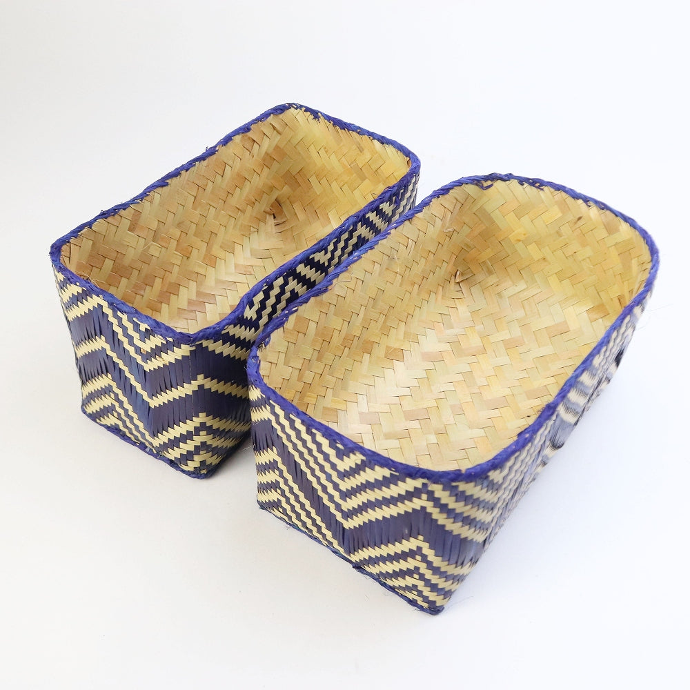 チヒ カラフル長方形箱 蓋付 S 2608