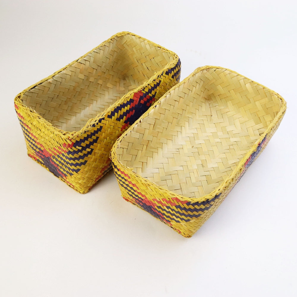 チヒ カラフル長方形箱 蓋付 S 2609