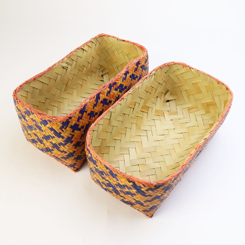 チヒ カラフル長方形箱 蓋付 S 2610