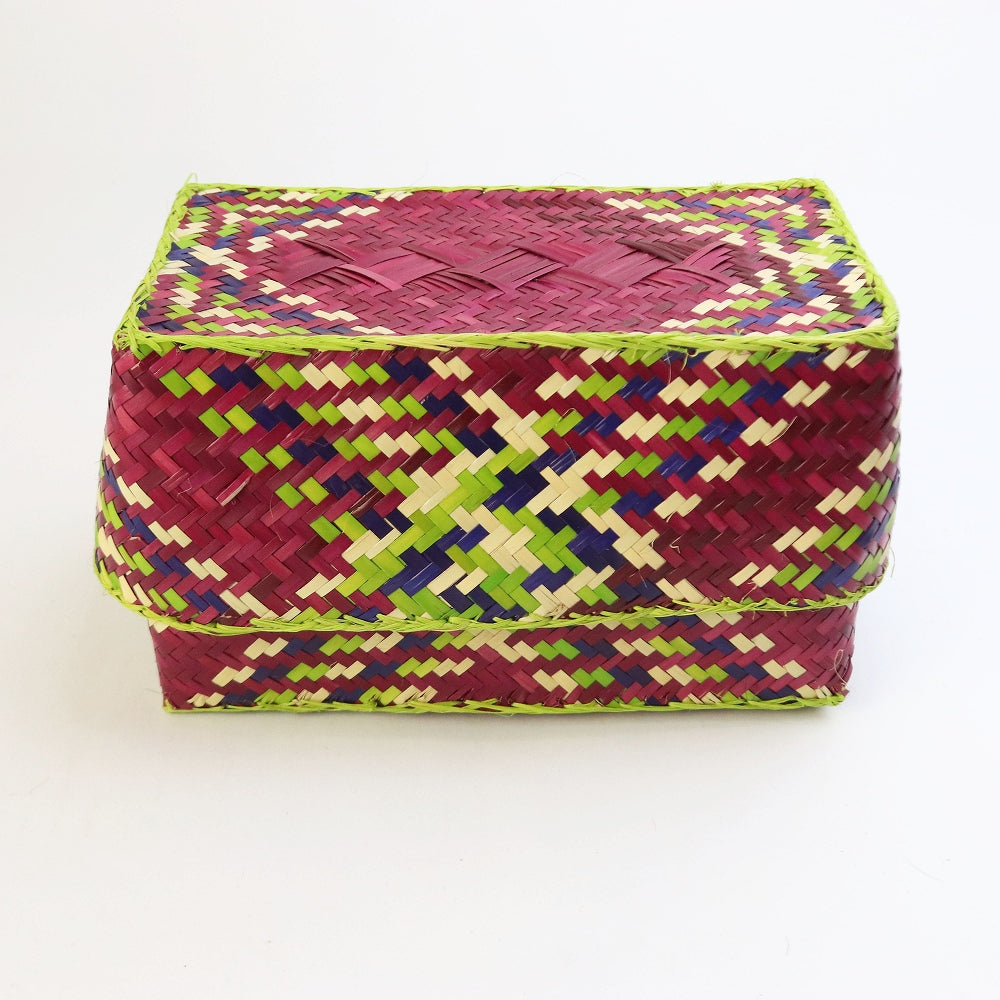 チヒ カラフル長方形箱 蓋付 S 2611