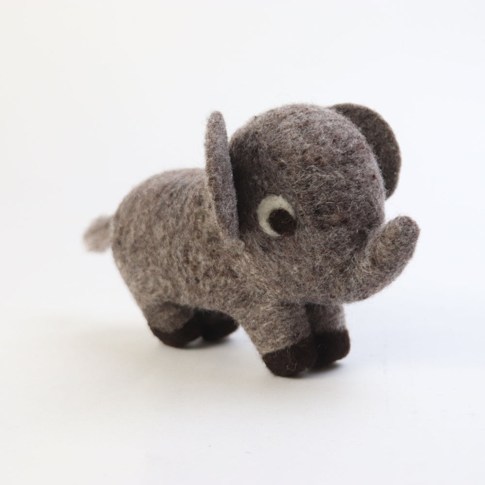 マトマイニ フェルト動物 S ナチュラル ゾウ