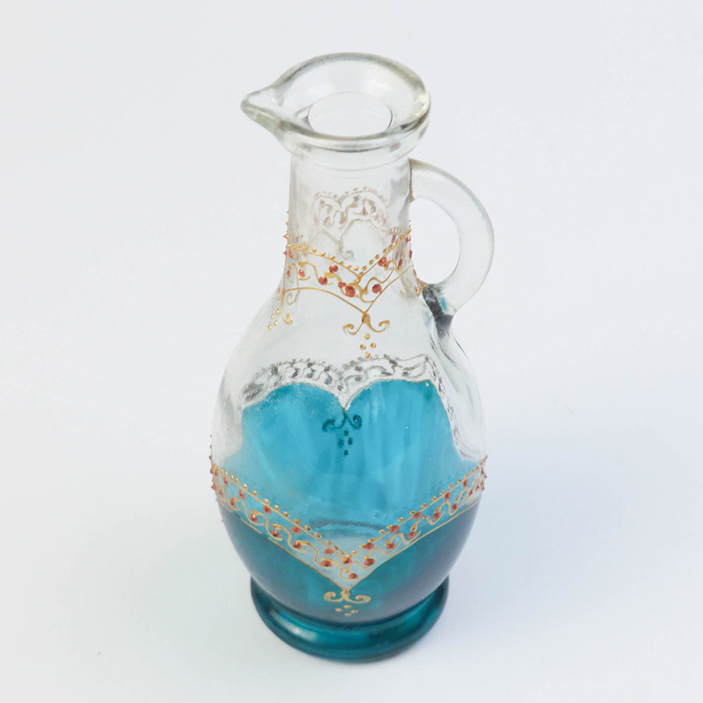 モロッコ手描き一輪挿し ゴールド サックス