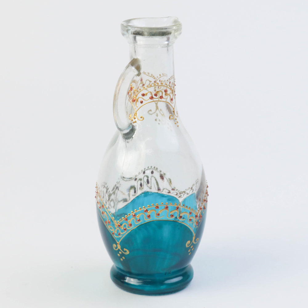 モロッコ手描き一輪挿し ゴールド サックス