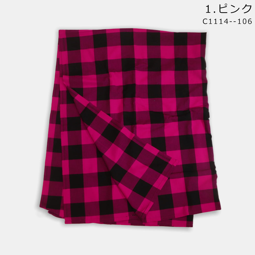 マサイシュカ マサイブランケット 大判 150×200cm チェック柄