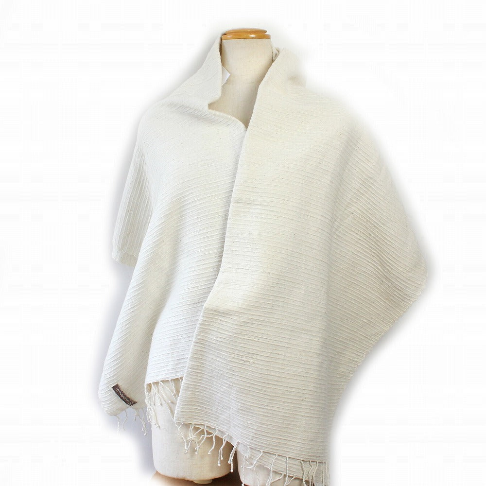 【SALE】 サバハールSABAHAR大判ショール(綿) 04生成 一点物【実店舗在庫品】