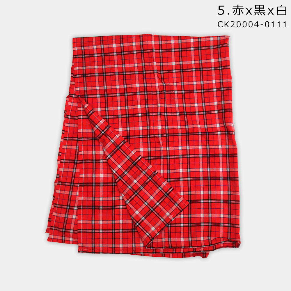 マサイシュカ マサイブランケット 大判 150×200cm チェック柄