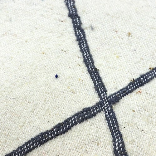 モロッコキリム ワザン モノトーン 87x48 03