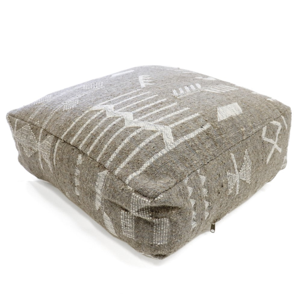 ワッザン 平織 四角クッション(60x60xH20) 03 | マンゴロベ