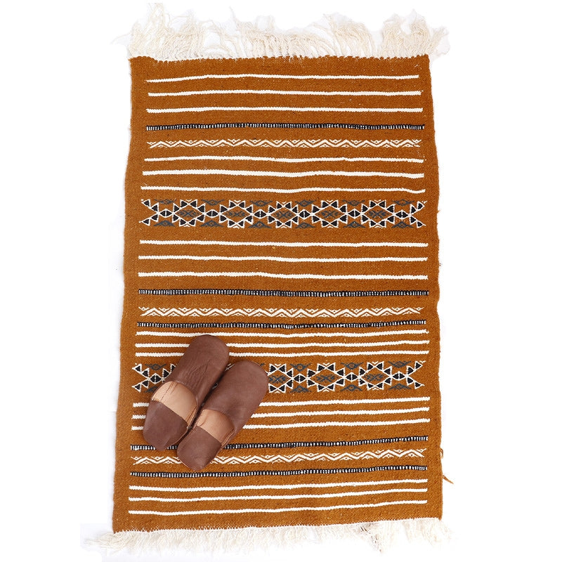 チュニジアキリム玄関マット 101x66