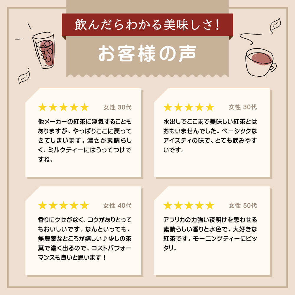 ケニア山の紅茶　粒粒タイプ 80g