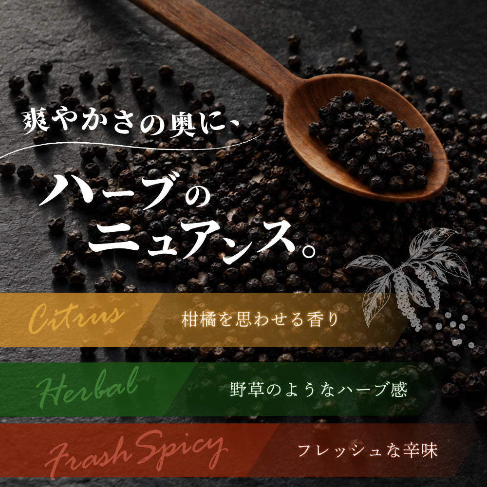マダガスカル BLACK HEAVY PEPPER 黒コショウ 20g