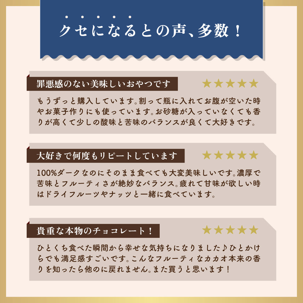 ショコラマダガスカル クーベルチュール ダーク100% お試しミニパック120g