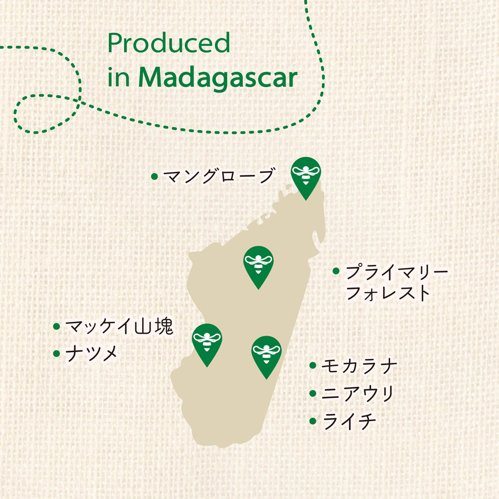 マダガスカルはちみつ ナツメ カンパニー・デュ・ミエル 210G