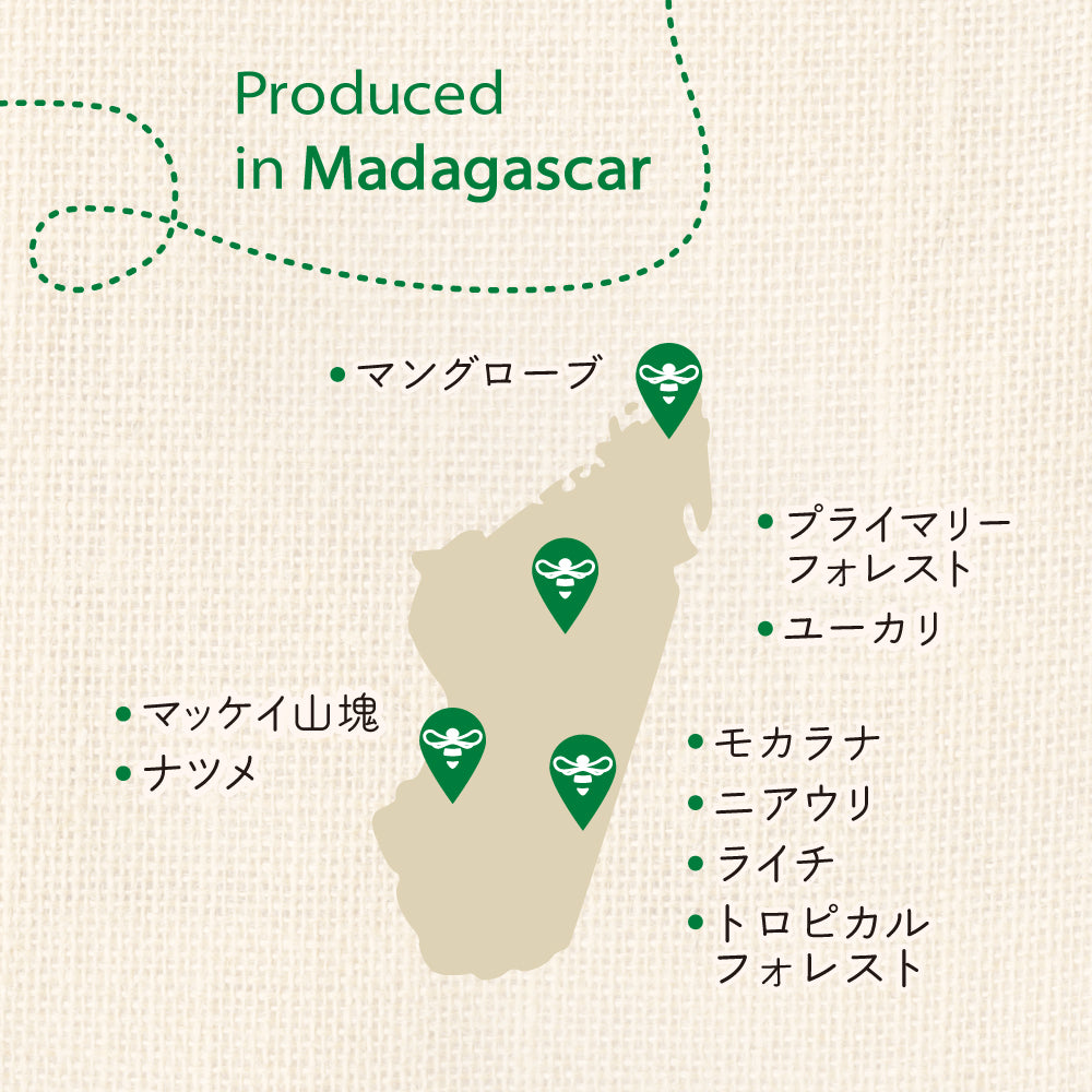 マダガスカルはちみつ ユーカリ カンパニー・デュ・ミエル 210G