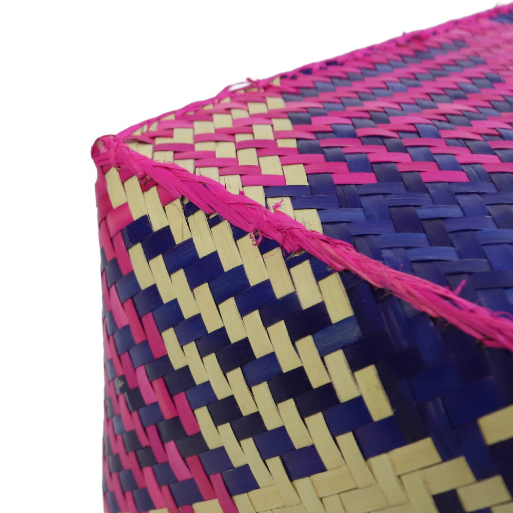 チヒ カラフル長方形箱 蓋付 M 2517