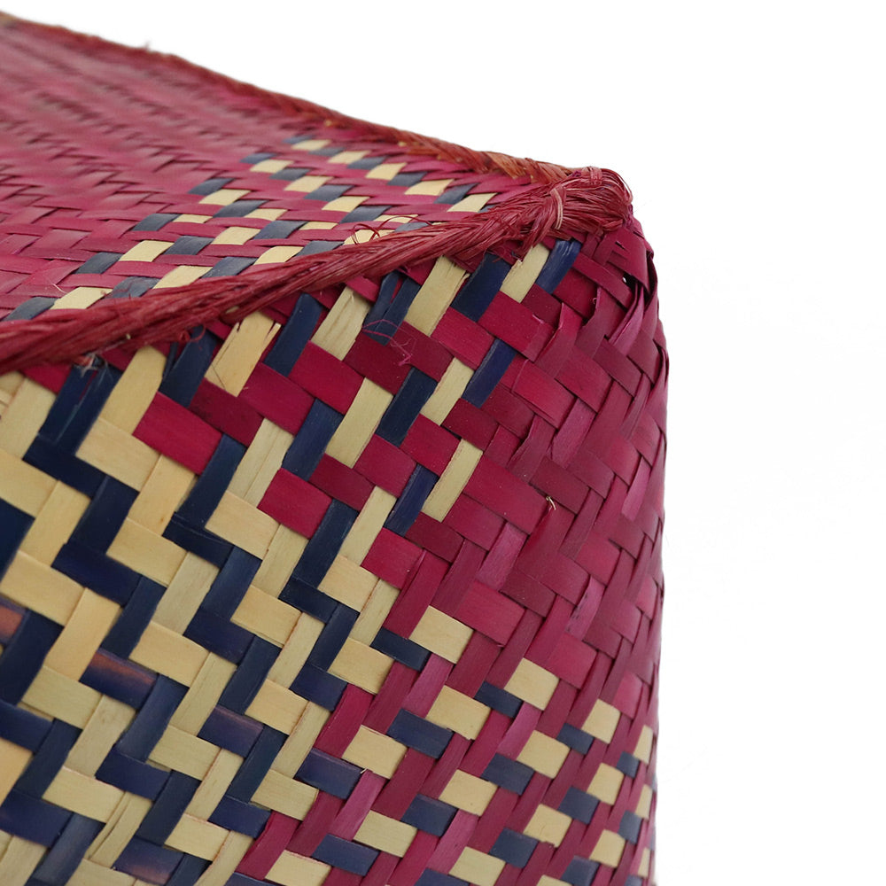 チヒ カラフル長方形箱 蓋付 M 2522