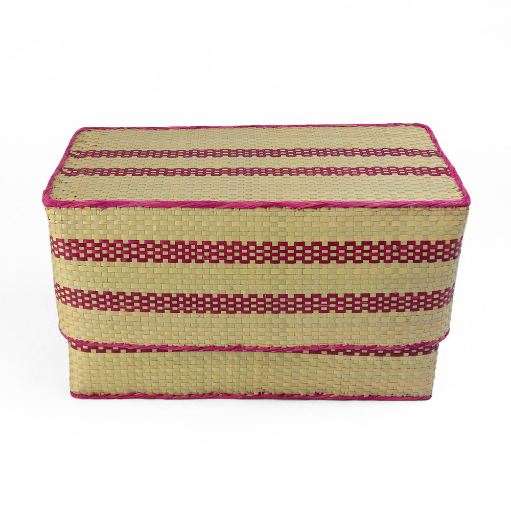 チヒ カラフル長方形箱 蓋付 M 2523