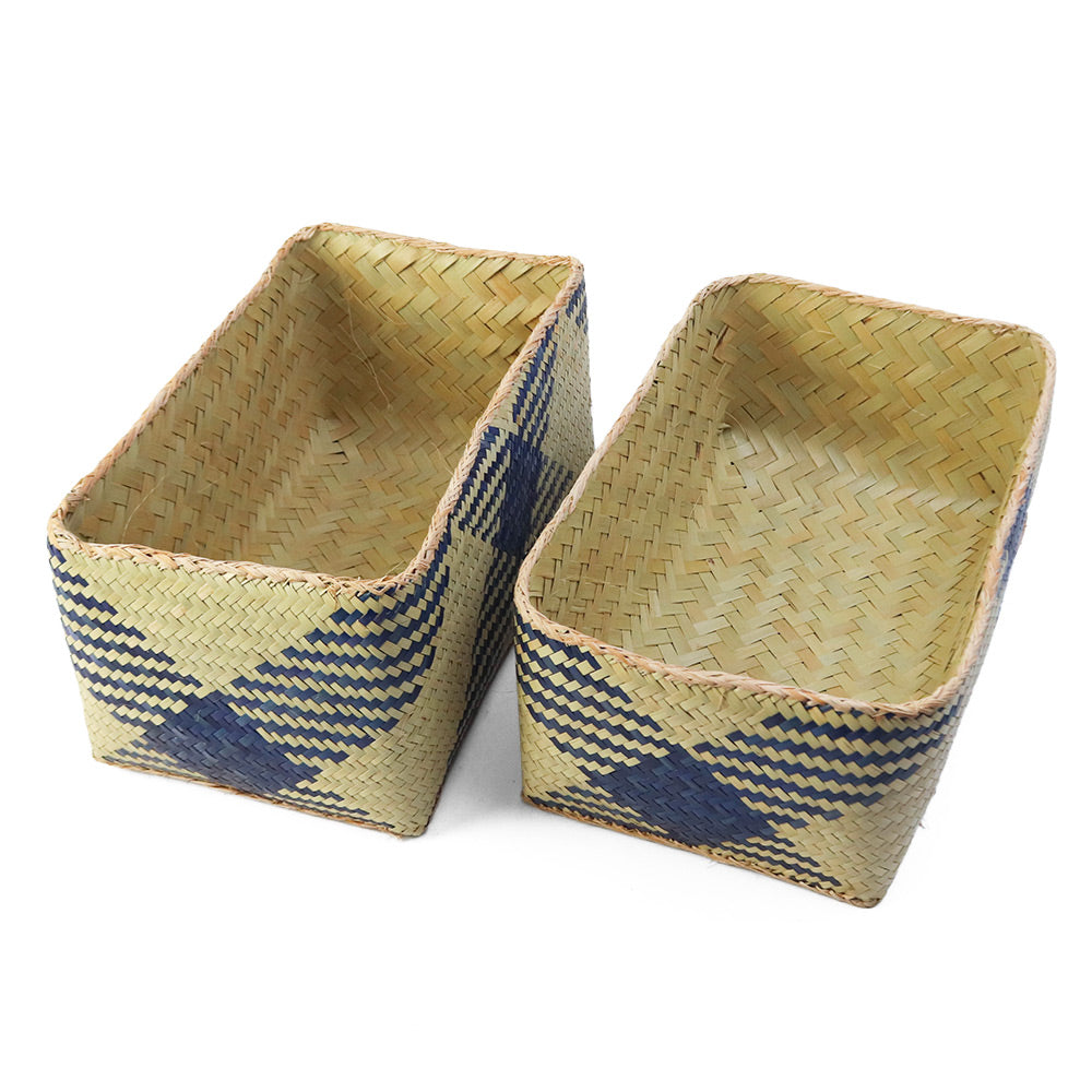 チヒ カラフル長方形箱 蓋付 M 2526