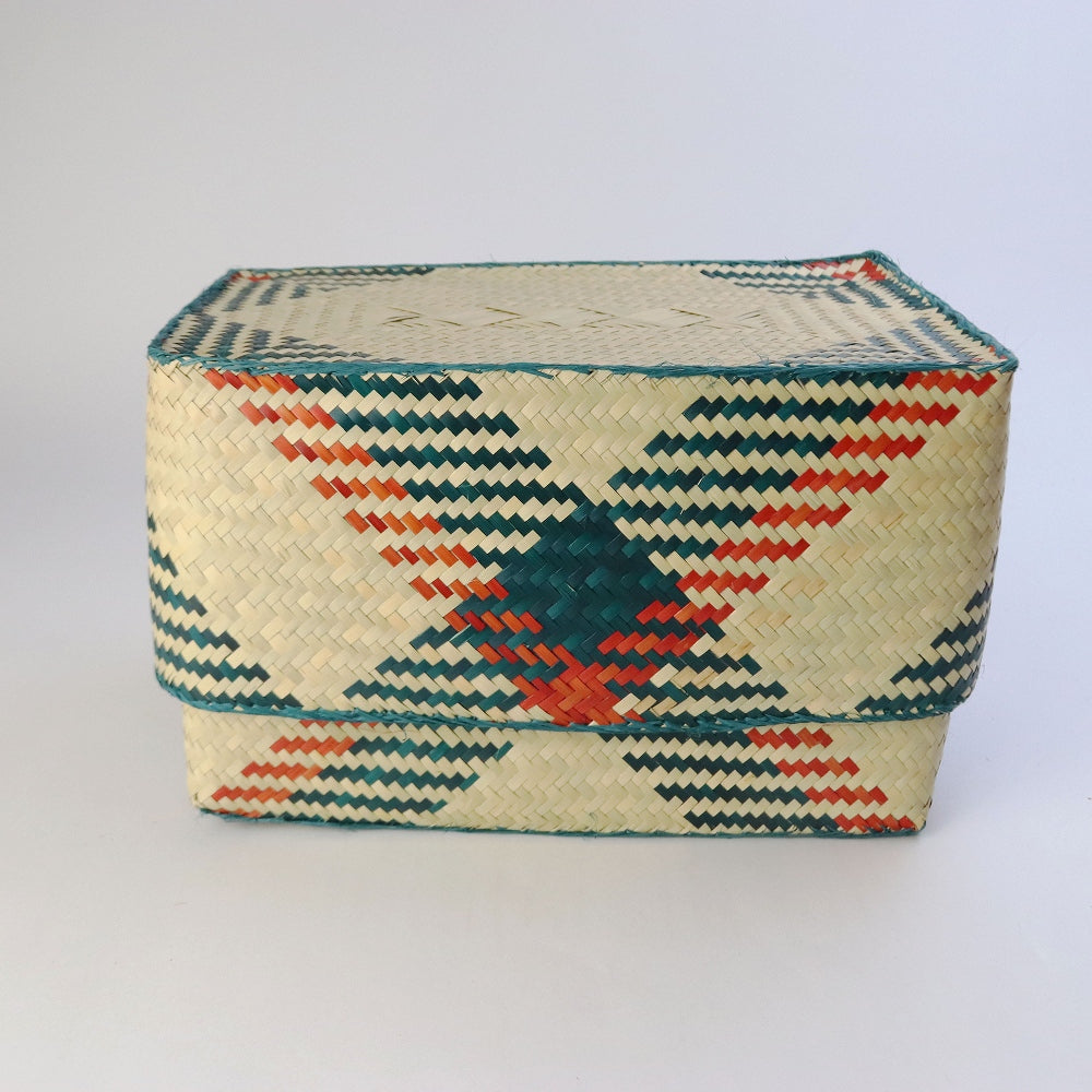 チヒ カラフル長方形箱 蓋付 M 2602