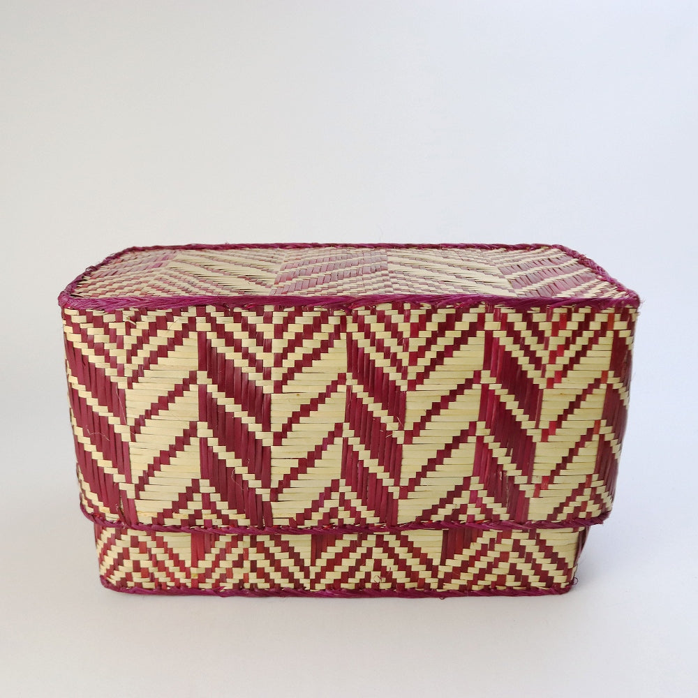 チヒ カラフル長方形箱 蓋付 M 2603