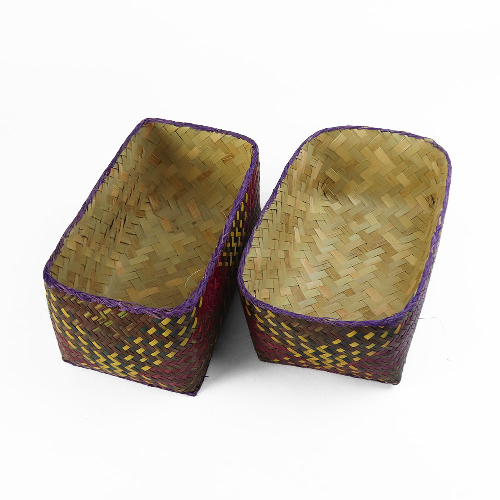 チヒ カラフル長方形箱 蓋付 S 2508