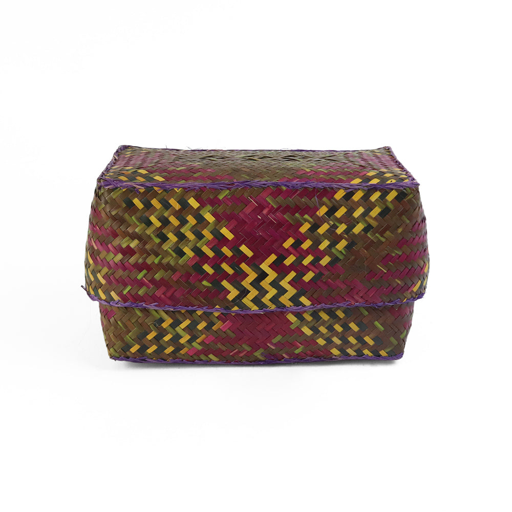 チヒ カラフル長方形箱 蓋付 S 2508