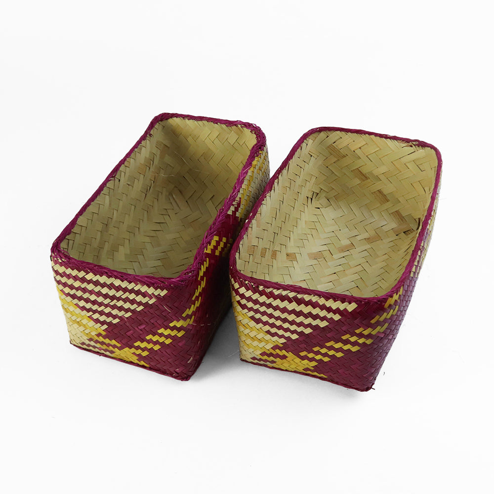 チヒ カラフル長方形箱 蓋付 S 2509