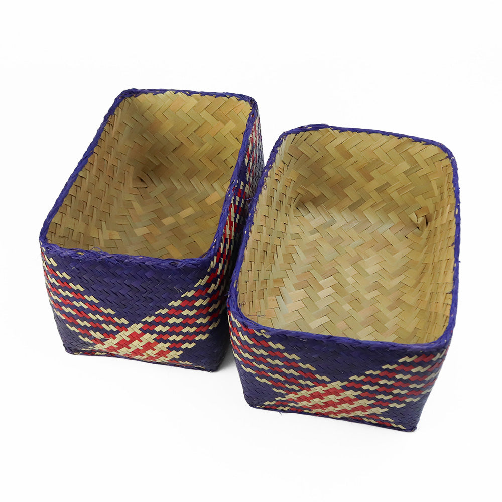 チヒ カラフル長方形箱 蓋付 S 2512