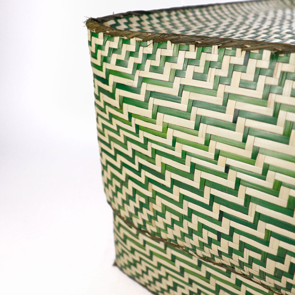 チヒ カラフル長方形箱 蓋付 特大 2601