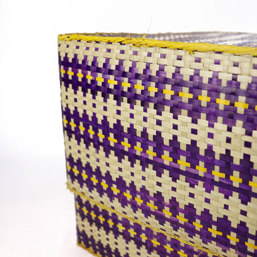 チヒ カラフル長方形箱 蓋付 特大 2603