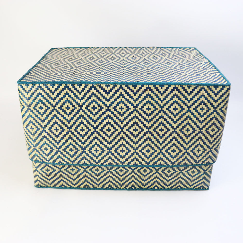 チヒ カラフル長方形箱 蓋付 特大 2613