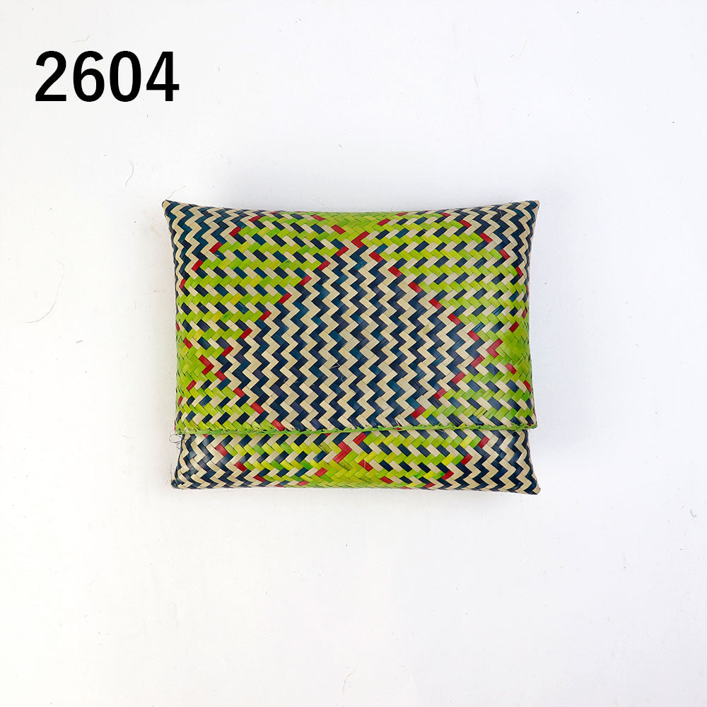 水草ズズルすっぽりポーチ 通帳サイズ 7カラー