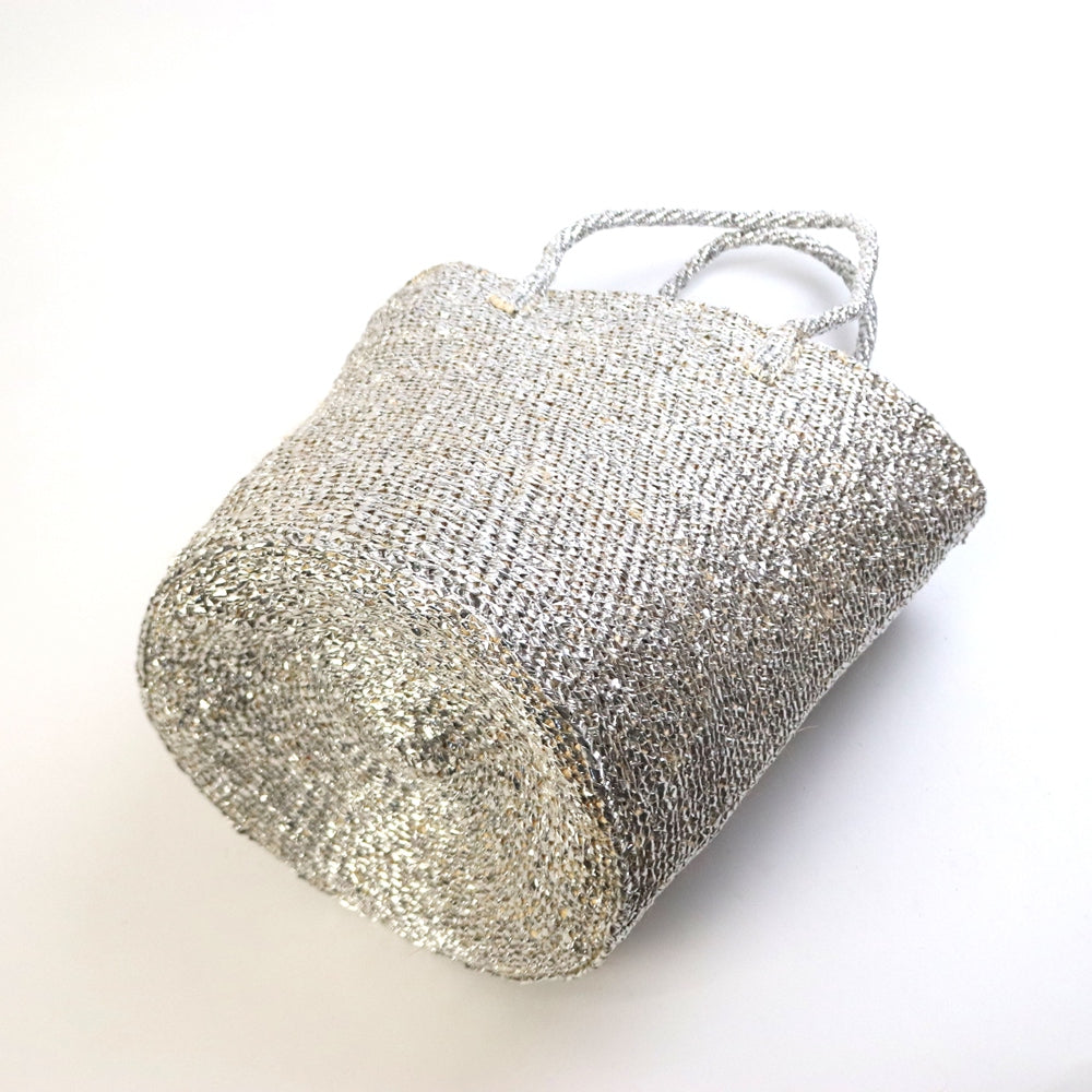 プラスチックサイザルバッグ共手10x12 プラチナ