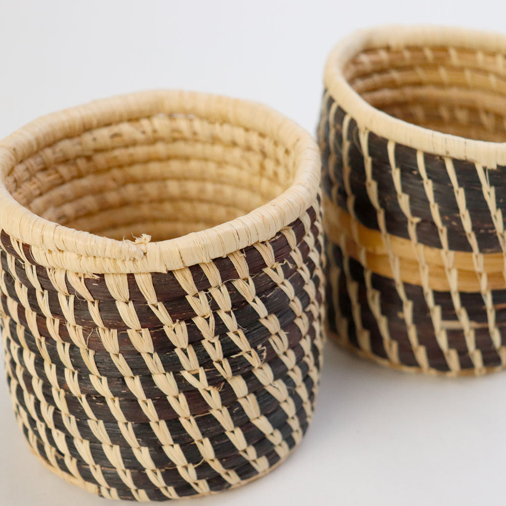 ラフィアバナナかご4x4