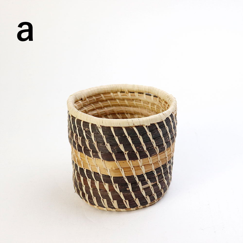 ラフィアバナナかご4x4