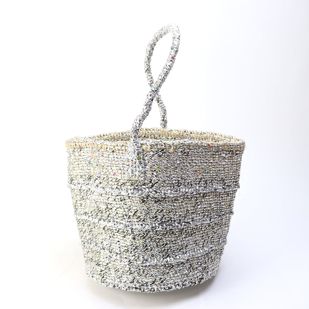 サイザル　大きな籠 サイザル 大きな籠 サイザル伝統柄インテリアかご アソート