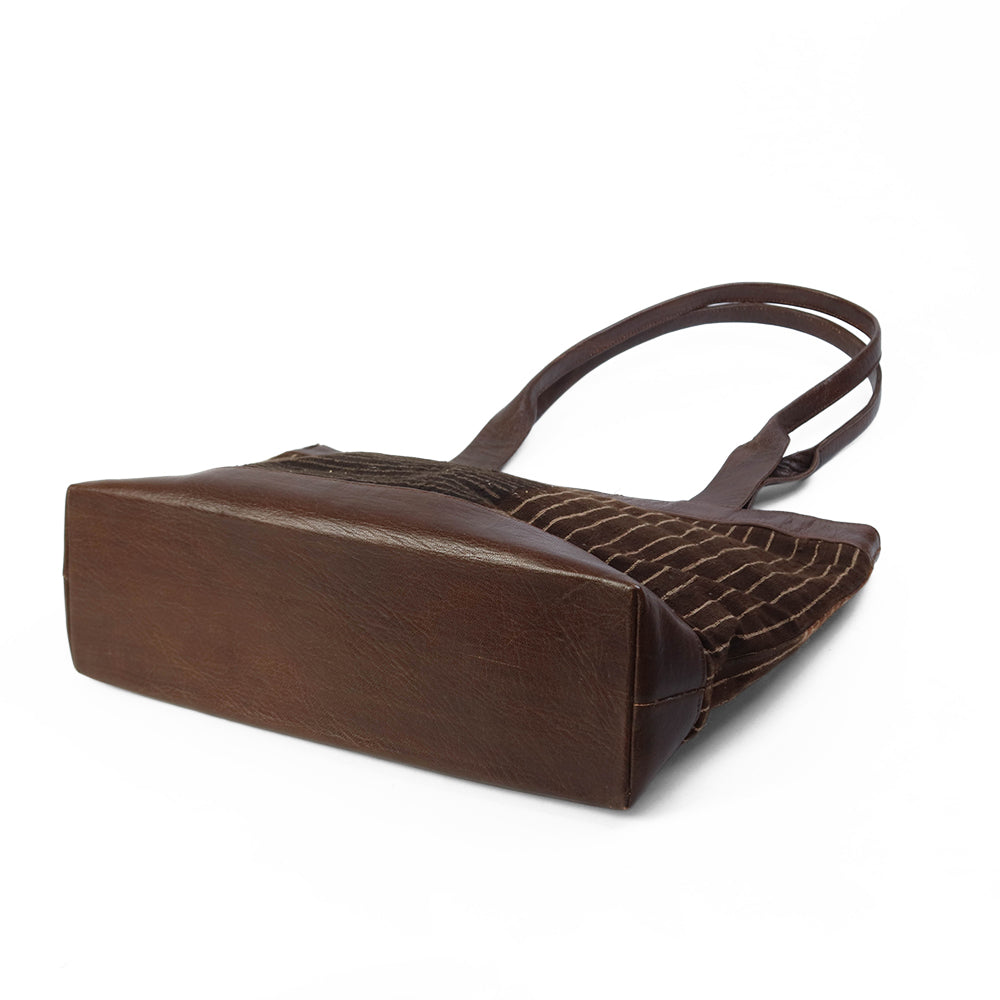 マリ泥染レザーバッグ 一点物