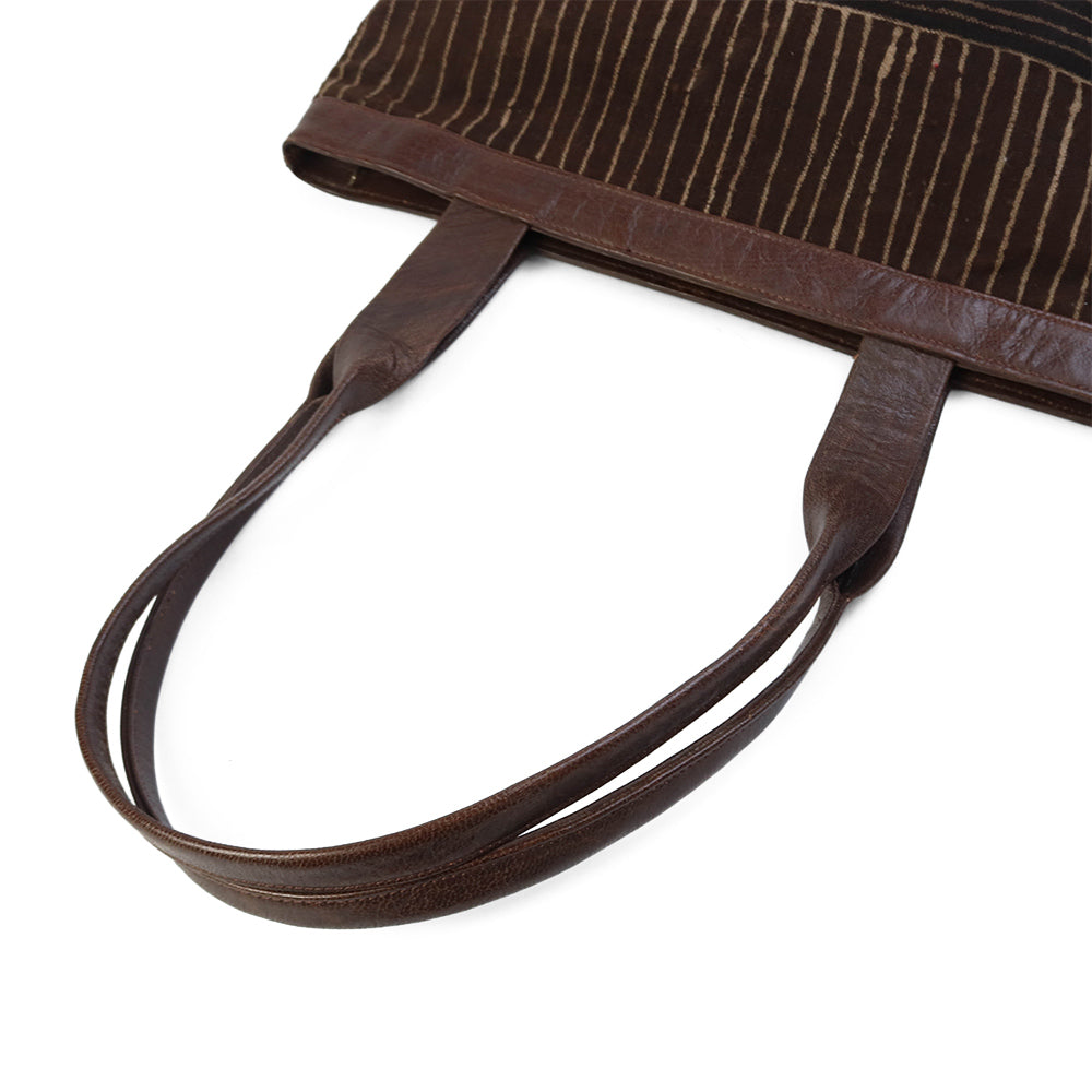 マリ泥染レザーバッグ 一点物