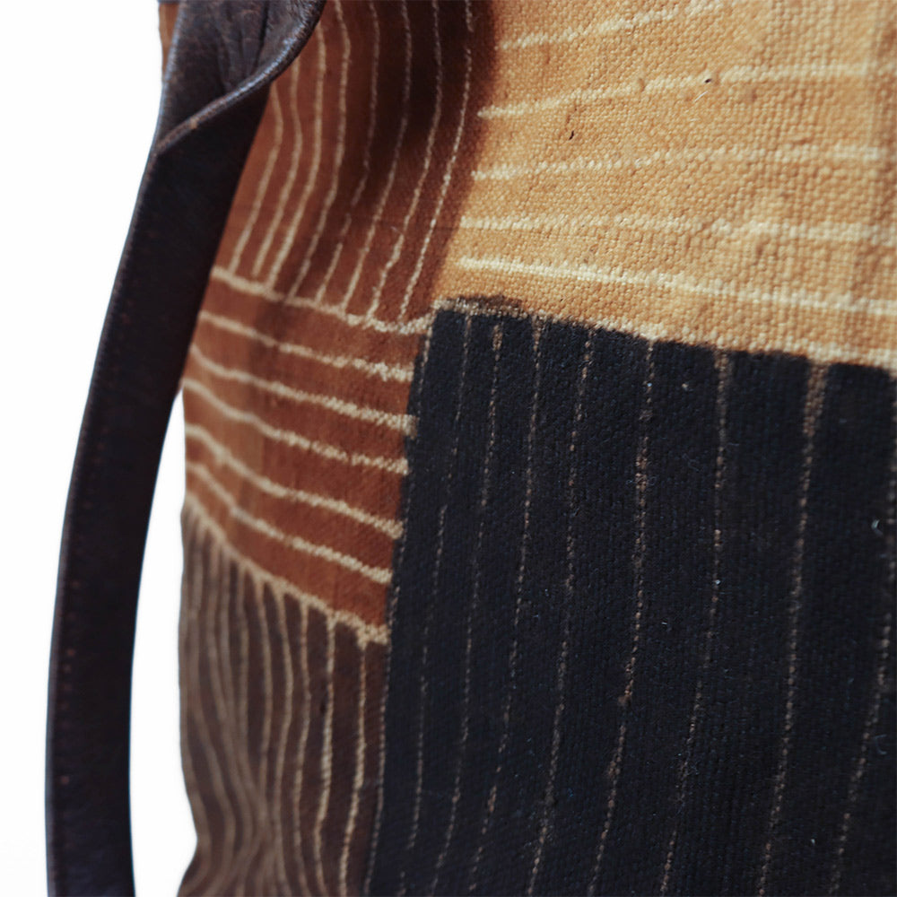 マリ泥染レザーバッグ 一点物