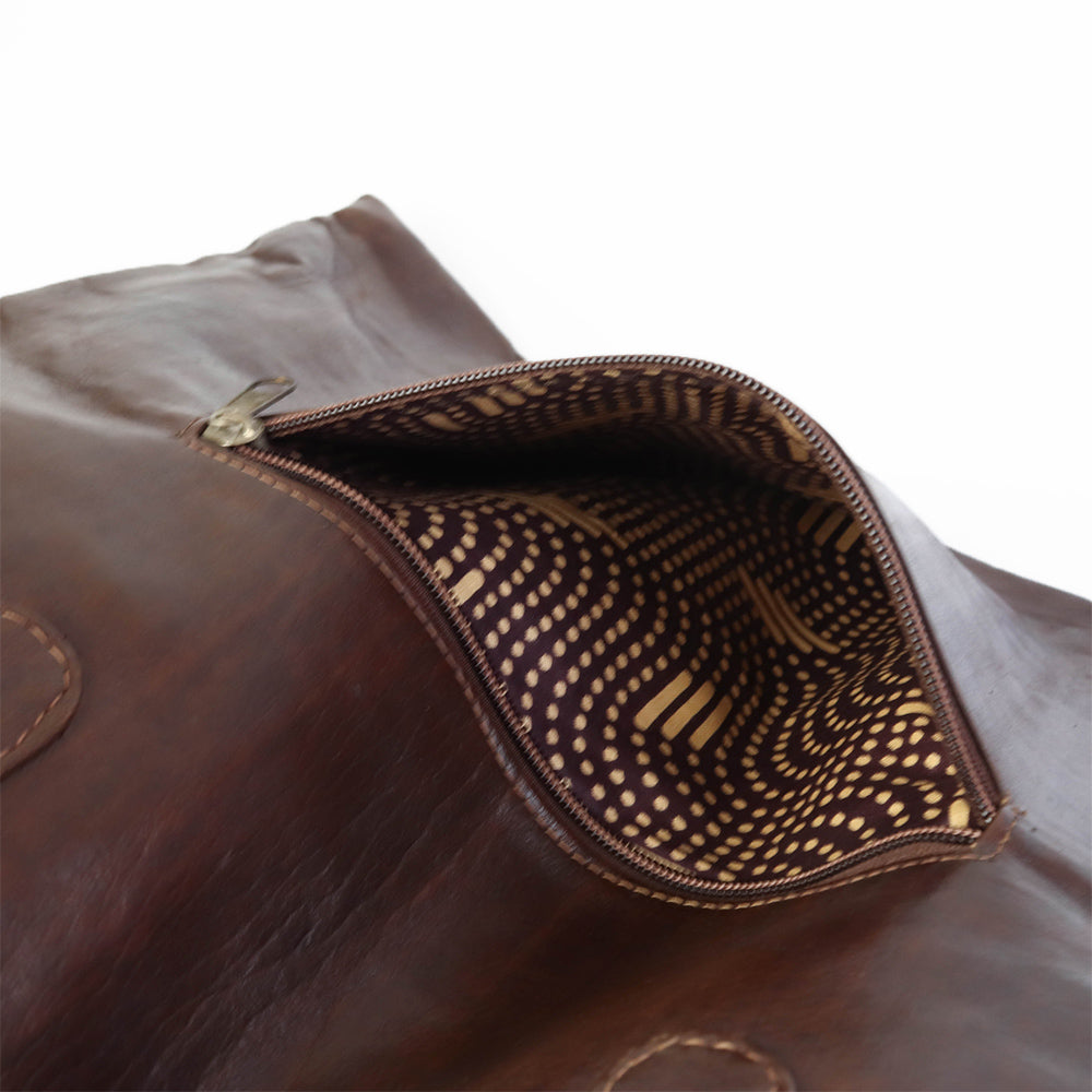 レザートートバッグZIP トアレグ 一点物